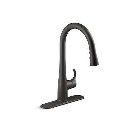 Kohler 0 in Mount, 1 Hole Kitchen Sink Faucet 22036-BL